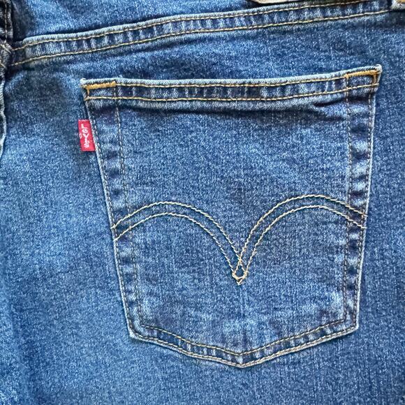 VTG Levis 518 Superlow Boot cut Jeans Women's Sz 13 Jr S Blue Vintage Retro Y2K - Picture 16 of 16